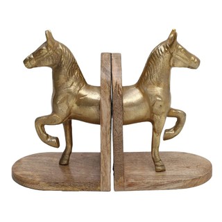 ที่คั่นหนังสือ HOME LIVING STYLE HORSE สีทอง แพ็ค 2 ชิ้น ให้โต๊ะทำงานหรือชั้นวางของสามารถจัดเก็บหนังสือได้เป็นระเบียบมาก