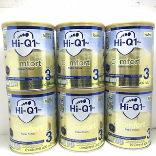 Hi-Q Comfort 1+ ไฮคิว คอมฟอร์ท วันพลัส โฉมใหม่ ขนาด 400 G X 6 กระป๋อง อายุ12/04/2023