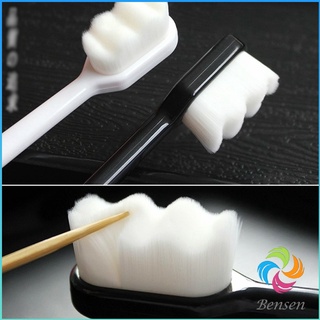 แปรงสีฟัน เนื้อนุ่ม ขนแปรง ไม้แปรงสีฟันญี่ปุ่นเส้นใย 20,000เส้นขนนุ่ม