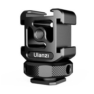 Ulanzi PT-12 Triple Cold Shoe Mount ตัวจับอลูมิเนียม 3ทาง ต่อกับกล้อง ไม้เซลฟี่ , ขาตั้ง , ขาตั้งกล้อง