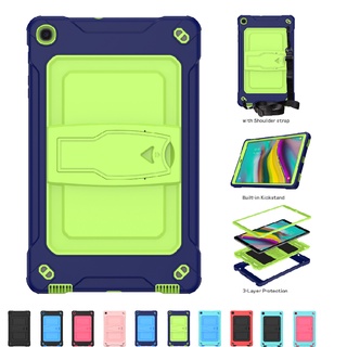 Shockproof Case For Amazon New Fire HD 8.0 2020 Heavy-duty Anti-drop Business Type Horizontal Bracket Hard Plastic Soft Silicone Tablet Case Protective Cover