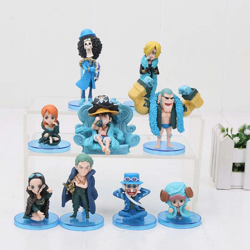 ฟ กเกอร One Piece Anime Action Figure Boa Nami Luffy th Anniversary 9 ช น ช ด Shopee Thailand