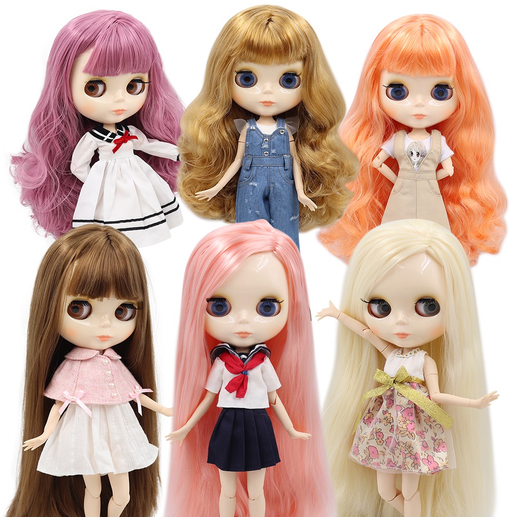 ตุ๊กตาบลายธ์ แบบมีข้อต่อ ชนิด 1/6BJD ผิวขาว ขนาด 30 ซม.