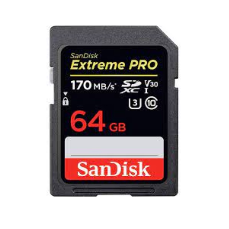 SD Card 64GB SANDISK Extreme Pro SDSDXXY_064G_GN4IN(By Shopee  SuperTphone1234)