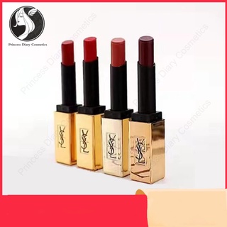 100% ของแท้ลิปสติก YSL Rouge Pur Couture The Slim Matte ลิปสติก ysl พร้อมกล่อง #1#9#10#11#12#18#21#23