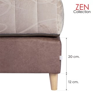 ZEN Collection เตียงนอน ฐานเตียง+หัวเตียง 6ฟุต 5ฟุต 3ฟุตครึ่ง (ไม่รวมที่นอน) NEW YORK+ Bedding Frame | Premium PU