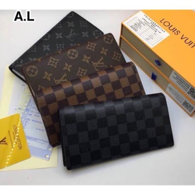 กระเป๋าตังค์ 2 พับ เกรด Premium ฟรี Box set