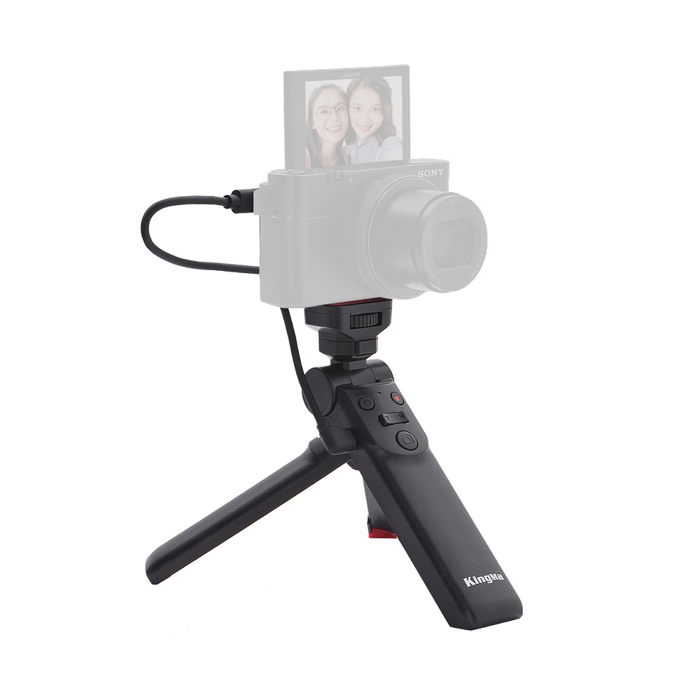Handheld selfie tripod multi-function shooting remote control Camera Grip for Sony ZV1 a6000 a6100 a