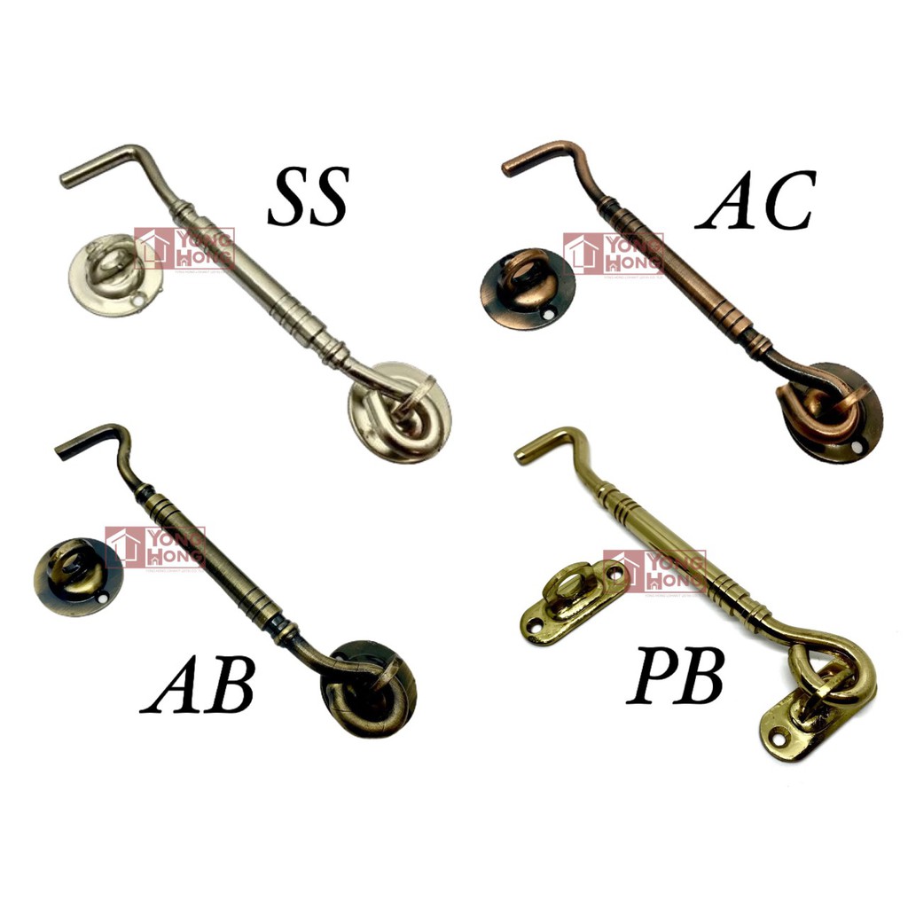 ขอสับแสตนเลส ขนาด 6 นิ้ว 770-6-PB 770-6-SN 70-6-SS 70-6-AC 70-6-AB