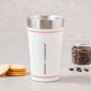 🎀【SALE!!! พร้อมส่ง】 2021 แก้วสตาร์บัคส์เกาหลี Starbucks Korea SS Stanley baseball pint cup 473ml/ 16oz