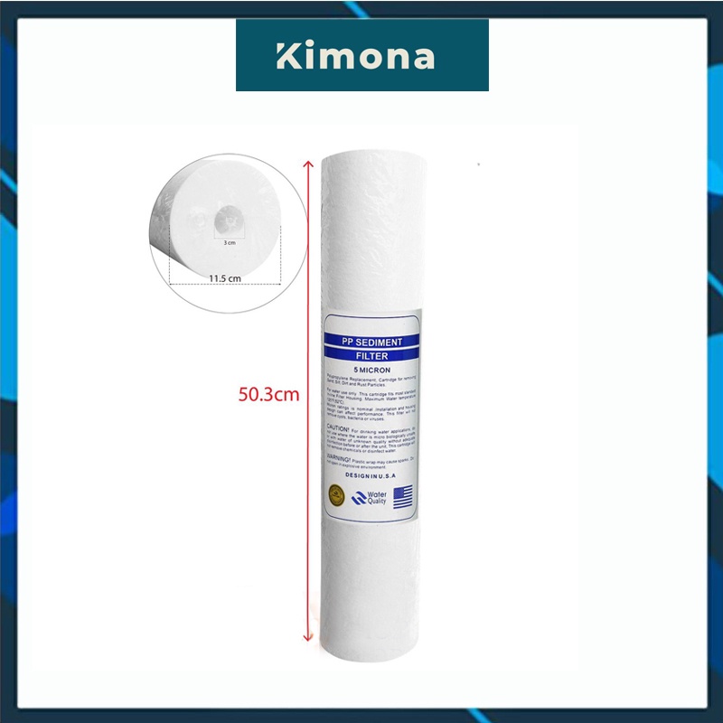 ไส้กรองเบอร์ 1 อัด PP BIG BLUE 20 นิ้ว 5 micro --- PP Bigblue 20 นิ้ว