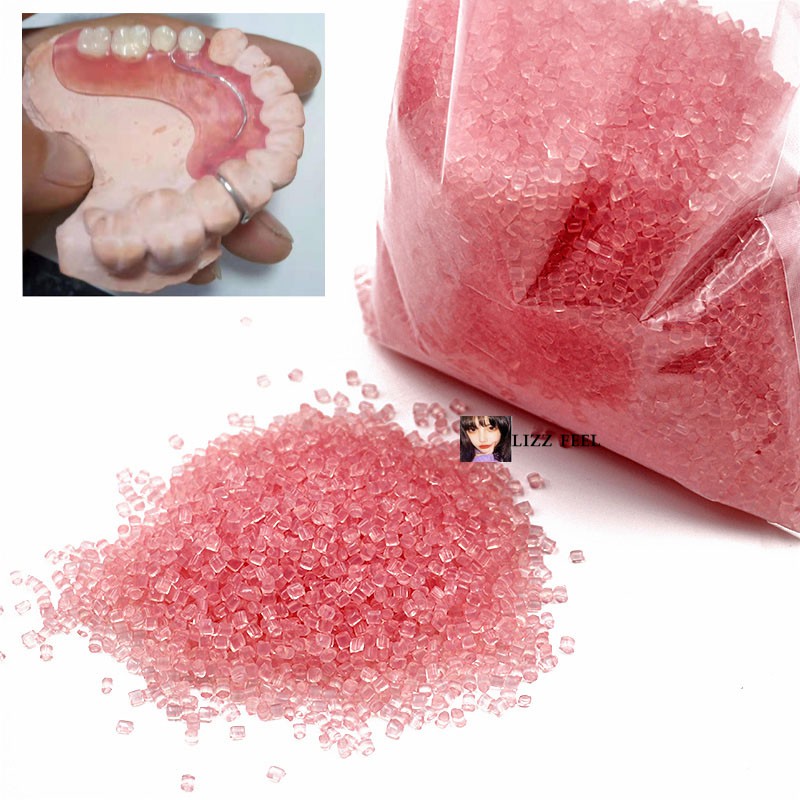 500ก วัสดุทันตกรรมฟันปลอมอะคริลิคยืดหยุ่นจําลองทันตกรรม ห้องปฏิบัติการ วัสดุฟันเท็จ
