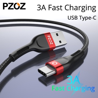 Pzoz สายชาร์จ usb type c ชาร์จเร็ว สําหรับ Huawei P40 P30 P20 pro Mate20 Samsung s21 s20 A51 A52 note20 xiaomi mi 11 redmi K40 pro note 9s 8t