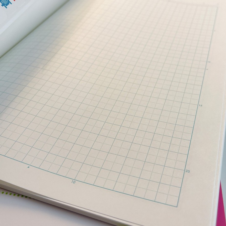 สมุดกราฟ สมุดคัดจีน CAMPUS 30S10-5 (ลิขสิทธิ์แท้) นำเข้าจากญี่ปุ่น ‼