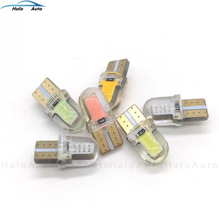 หลอดไฟติดป้ายทะเบียนรถยนต์ T 10 194 168 W 5 W COB 8SMD 1 ชิ้น