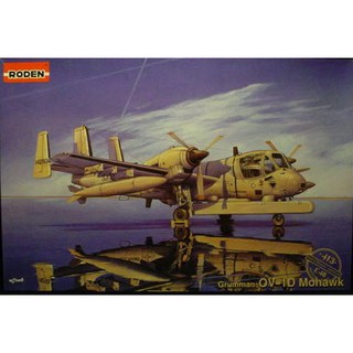 พลาสติก โมเดล ประกอบ RODEN สเกล 1/48 Grumman OV-1D Mohawk (413)