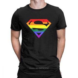 Super Queer T เสื้อผู้ชายสายรุ้งเกย์เลสเบี้ยน Pride LGBTQ LGBT PLUS TShirt แขนสั้นเสื้อยืด O-Neck Cotton Tees Tops