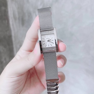 👑ผ่อน0%แท้100%👑 นาฬิกาข้อมือ Womens Timeless Shine Crystal Mesh Silver-Tone Watch #U0127L1