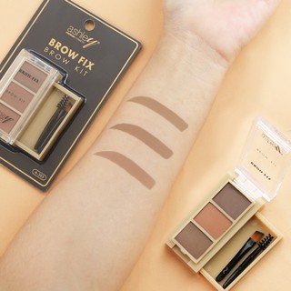 พาเลท ตกแต่งคิ้ว ในโทนสีที่เป็นธรรมชาติ แอชลีย์ ASHLEY BROW FIX BROW KIT A-365