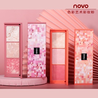 No.5310 Novo color studio ไฮไลท์ แบรนด์แท้ ไฮไลท์เนื้อคุ๊กกี้ ผสมชิมเมอร์ เพิ่มมิติให้กับใบหน้า ฉ่ำวาว ติดทนนาน