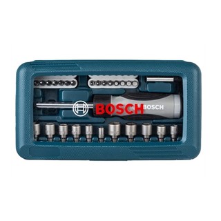 BOSCH ชุดไขควงอเนกประสงค์ 46 ชิ้น รุ่น 2607017399 สีน้ำเงิน เครื่องมือช่าง