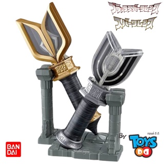 Bandai Ultraman Tiga The Final Odyssey Ultra Replica Black Sparklence (25th Anniversary) &amp; Sparklence (Camearra Ver.)