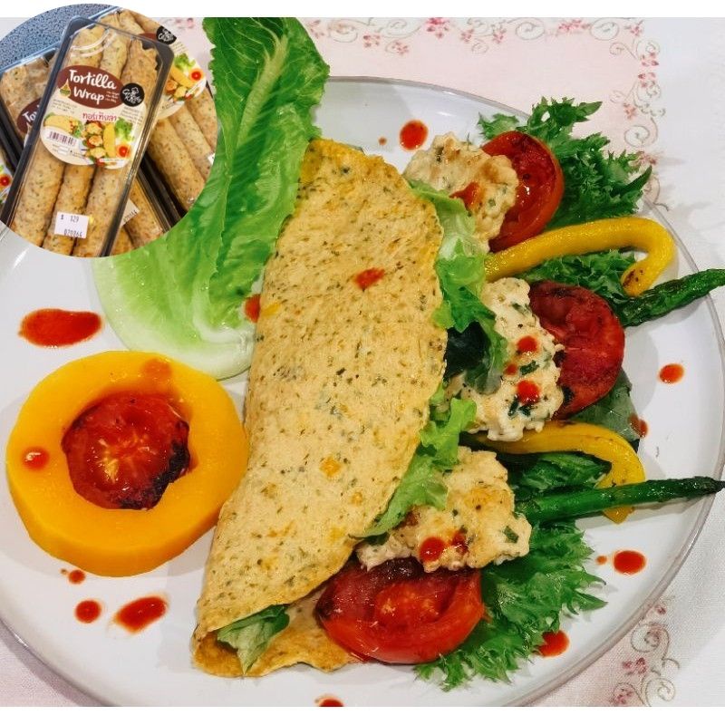 คีโต Tortilla wrap แผ่นแร็ป ทอร์เทีย