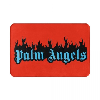 Palm Angels (1) พรมเช็ดเท้า ผ้าสักหลาด กันลื่น ดูดซับน้ํา แห้งเร็ว สําหรับห้องน้ํา 16x24 นิ้ว พร้อมส่ง