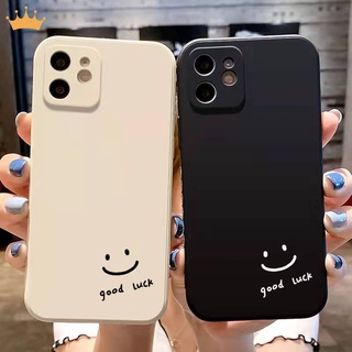 เคสโทรศัพท์มือถือ ซิลิโคน ลายหน้ายิ้ม เรียบง่าย สําหรับ OPPO Realme 5 C3 5i 6i C2 2Pro 5pro Q 6Pro C11 C15 C12 C25 7i C17 Realme 6Pro Realme Q Realme C2 RealmeC3 Realme5 RealmeC1