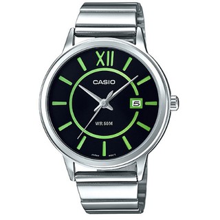 CASIO นาฬิกาข้อมือผู้ชาย รุ่น MTP-E134D-1BVDF - สีดำ