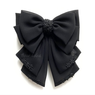 hair bow #โบว์ติดผม #เน็ตติดผม #กิ๊บติดผม #เครื่องประดับผม โบว์ใหญ่ โบว์พยาบาล ข้าราชการ อุปกรณ์ตกแต่งผม แฟชั่น