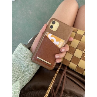 MONGANTE PHONECASE SET ( Tan ) เคสหนังไอโฟน