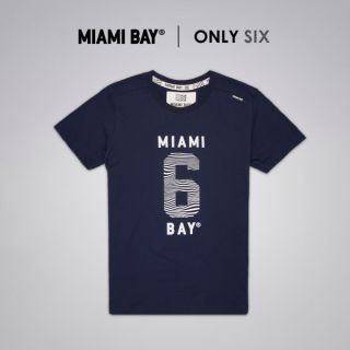 Miami Bay เสื้อยืด รุ่น Only 6 สีดำ