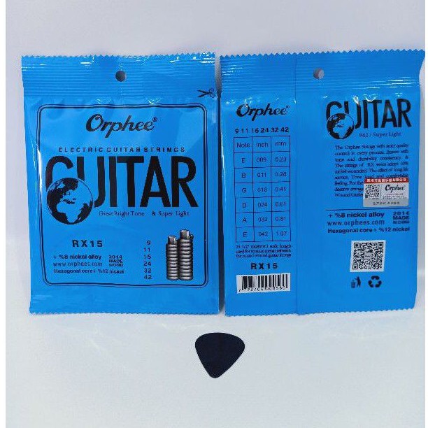 สายกีต้าร์ Orphee RX15 สายกีตาร์ไฟฟ้า Orphee 009