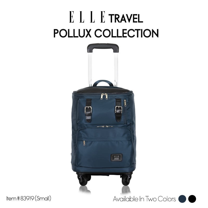 Elle Travel Pollux Collection, 15" Laptop/Notebook Backpack With Detachable Trolley (Large Size, 83919)