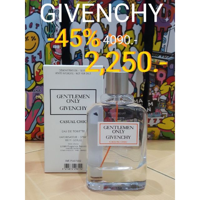 GIVENCHY GENTLEMEN ONLY  CASUAL CHIC 100 ml