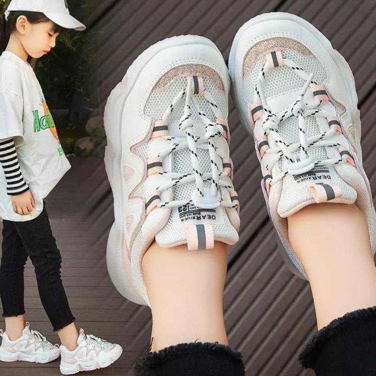 [ผลิตภัณฑ์ JZ7QT] QZ - รองเท้าผ้าใบเด็กผู้หญิง Gevani AS 128 Z7B