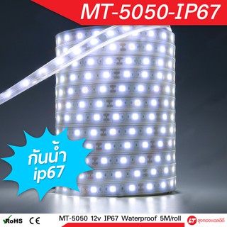 ZACCO12 ไฟ Led เส้น 12v IP67 ยาว 5เมตร (ขาว Daylight 6500k)