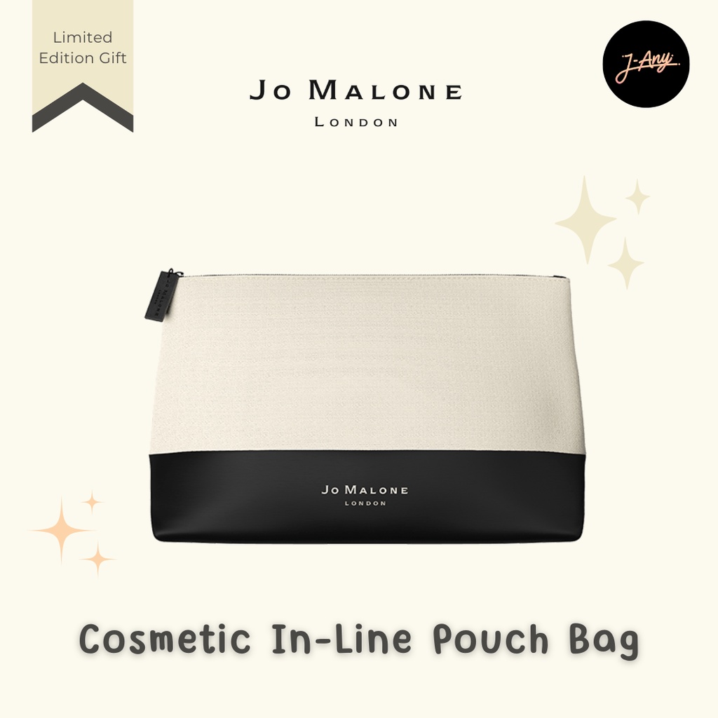 Jo Malone Cosmetic Zip Bag กระเป๋าซิปผ้าใส่เครื่องสำอางค์ของขวัญจากโจ มาโลน Limited Edition Gifts