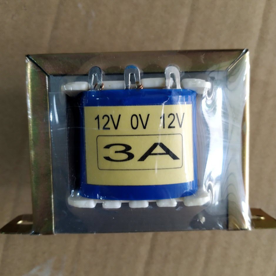 หม้อแปลง MInh Quang 12V คู่ 3A 12V - 0 - 12V