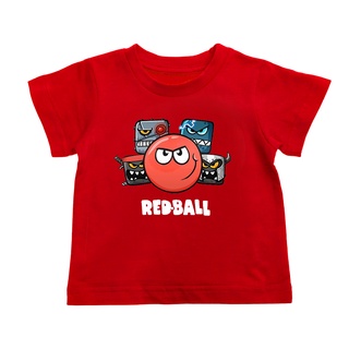 เสื้อยืด พิมพ์ลาย Red Ball Game Series สําหรับเด็ก