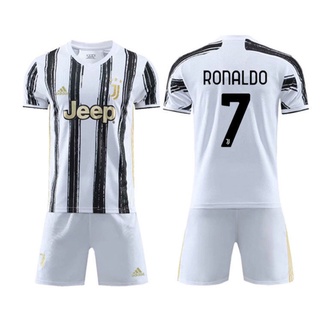 เสื้อยูเวนตุส 21-22 ฤดูกาลหมายเลข 7 Cristiano Ronaldo ชุดฟุตบอลชาย 10 Dybala match uniform custom