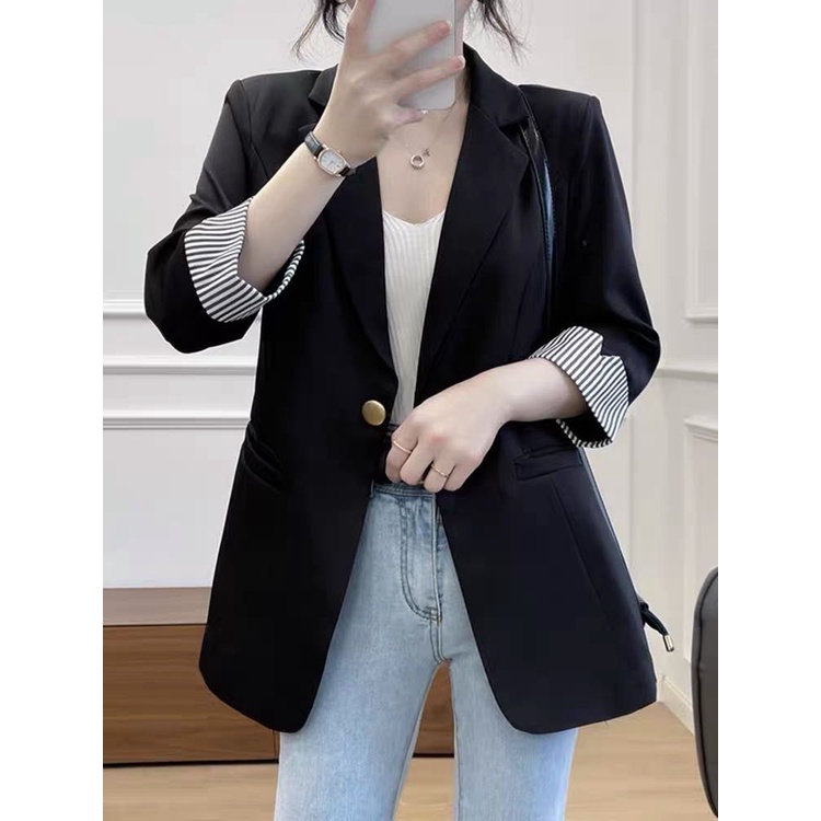 3528สูทผู้หญิง ทำงาน เข้ารูบ  เเบบใหม่ สีใหม่ เเนวเกาหลี พร้อมส่งที่ไทย