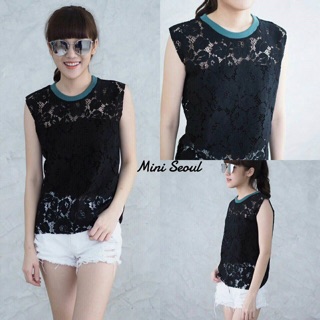 เสื้อลูกไม้แต่งลายฉลุ