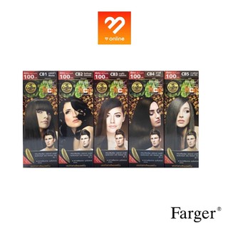 (ตัดฝา) ราคาพิเศษ ครีมเปลี่ยนสีผม ฟาร์เกอร์ farger coffee brown series CB1 - CB5