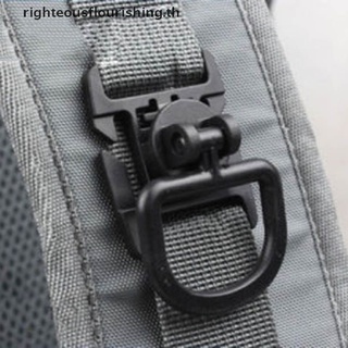 [Righteousflourishs.Th] Molle หัวเข็มขัด รูปตัว D หมุนได้ 18 มม. 25 มม. 2 ชิ้น