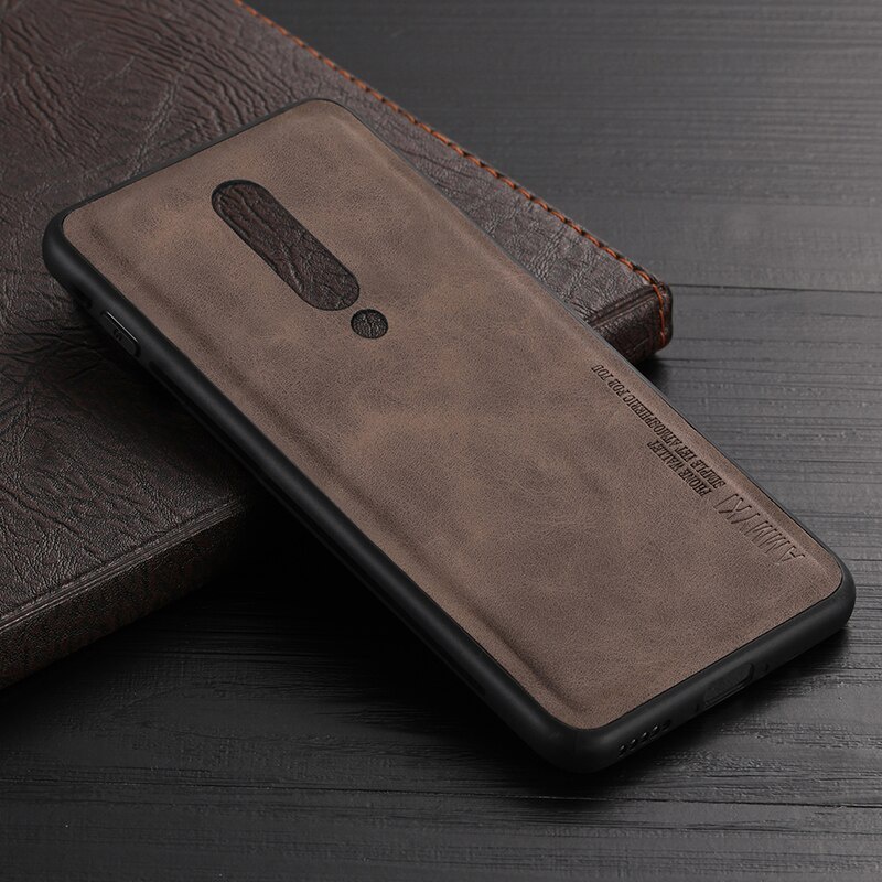 Ammyki สําหรับ Oneplus 6 6T 7 8 Pro กรณีซิลิโคนนุ่ม 1 + หนังสําหรับ One plus 6 6T 7 8 Pro กรณี