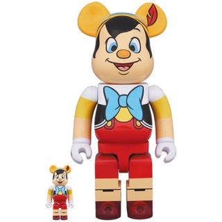 (ของแท้) Be@rbrick Pinocchio 100+400% (Bearbrick)