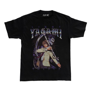 เสื้อยืด พิมพ์ลายอนิเมะ Death Note Deathnote Yagami Light Ryuk โอเวอร์ไซซ์ สไตล์วินเทจS-5XL