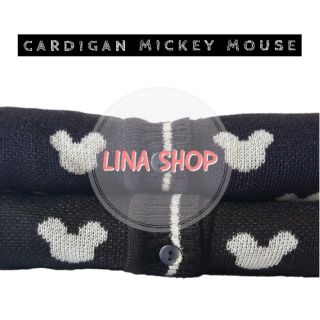 เสื้อคลุมคาร์ดิแกน มิ้กกี้เมาส์ cardigan mickey mouse [ เสื้อแฟชั่น เสื้อกันหนาว ]